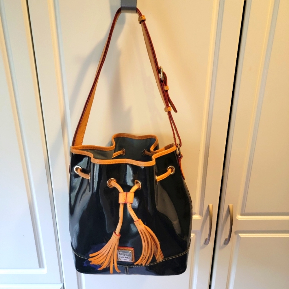 Dooney & Bourke Patent Leather Bucket Bag